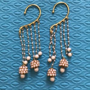 Over the ear loop earrings NWOT